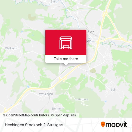 Карта Hechingen Stockoch 2
