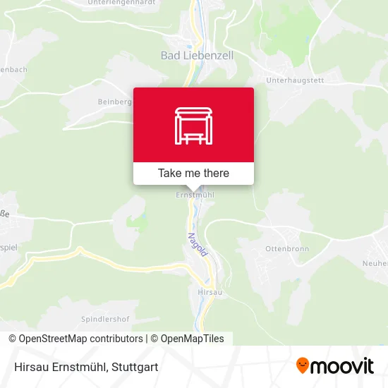 Карта Hirsau Ernstmühl