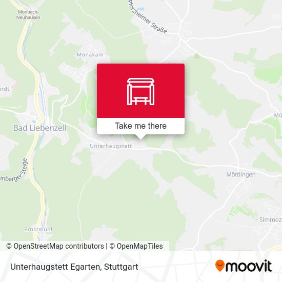 Unterhaugstett Egarten map
