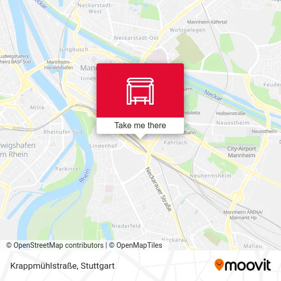 Карта Krappmühlstraße