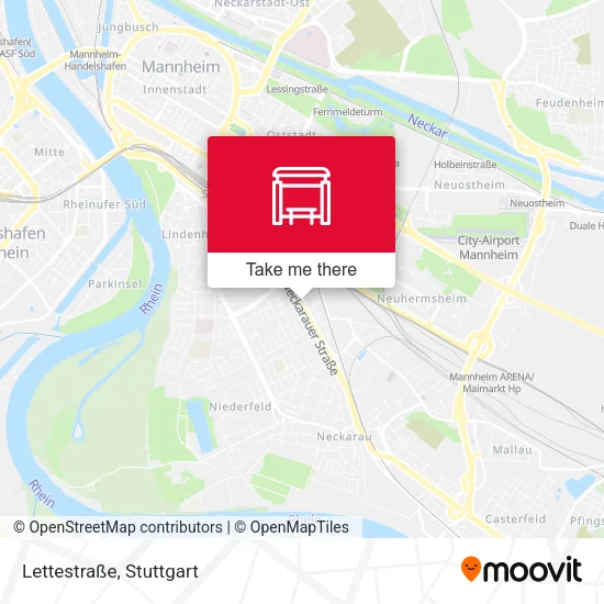 Карта Lettestraße