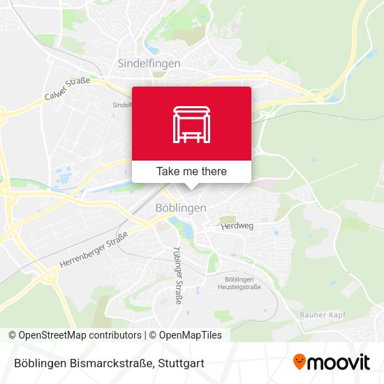 Böblingen Bismarckstraße map