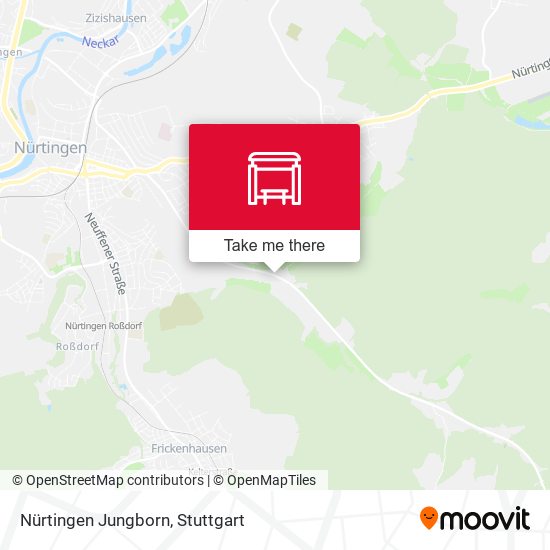 Nürtingen Jungborn map