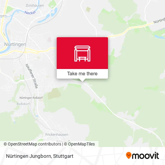 Карта Nürtingen Jungborn
