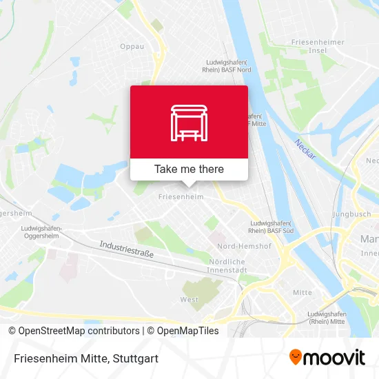 Friesenheim Mitte map