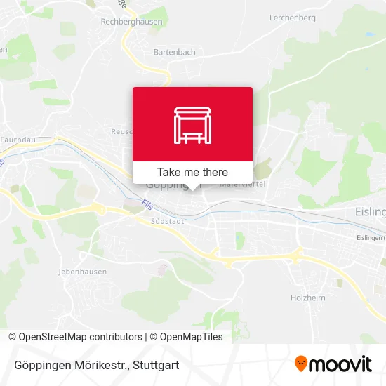 Карта Göppingen Mörikestr.