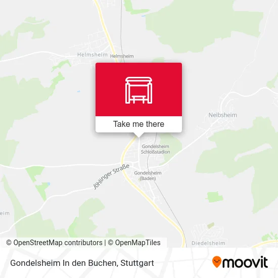 Карта Gondelsheim In den Buchen
