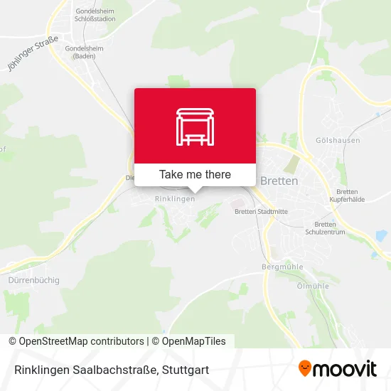 Карта Rinklingen Saalbachstraße