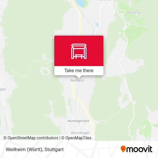 Карта Weilheim (Württ)
