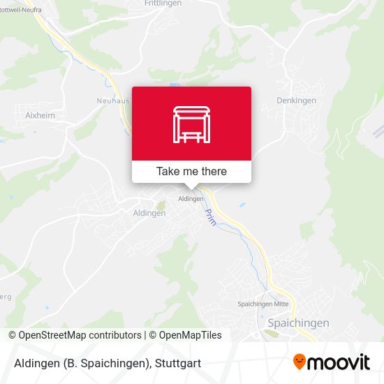 Карта Aldingen (B. Spaichingen)