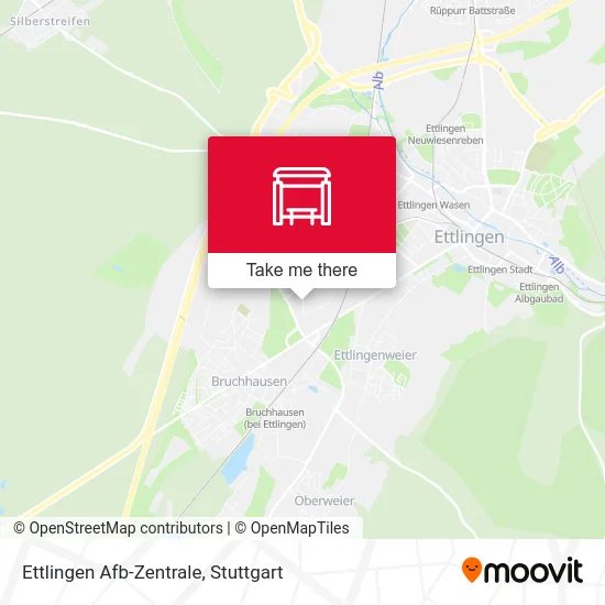 Карта Ettlingen Afb-Zentrale
