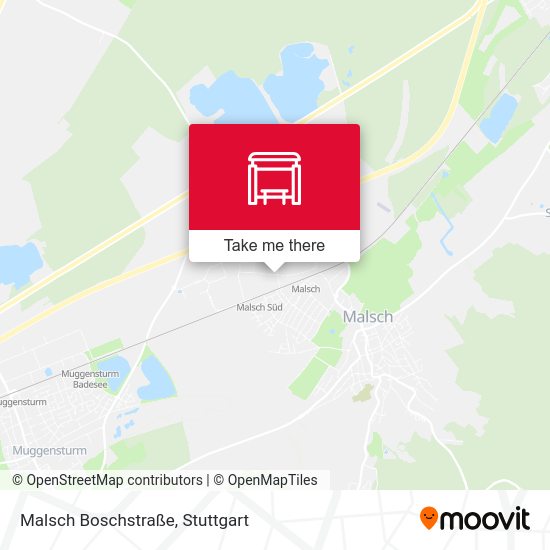Карта Malsch Boschstraße