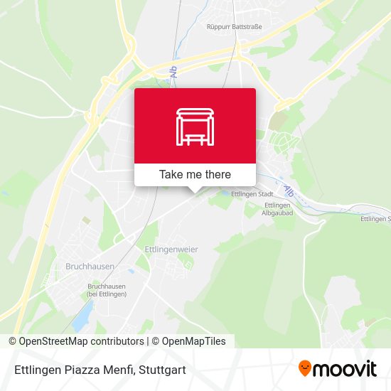 Карта Ettlingen Piazza Menfi