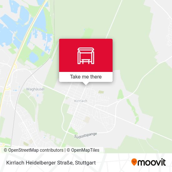 Карта Kirrlach Heidelberger Straße