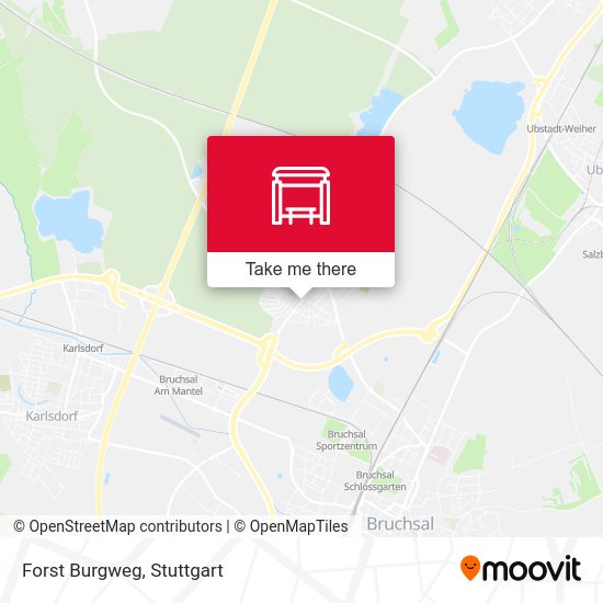 Карта Forst Burgweg