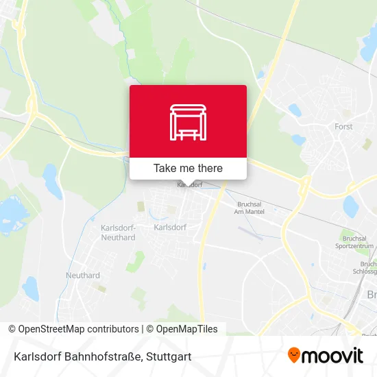 Карта Karlsdorf Bahnhofstraße