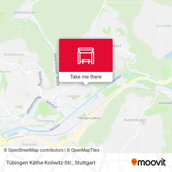 Карта Tübingen Käthe-Kollwitz-Str.