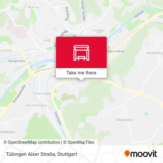 Карта Tübingen Aixer Straße