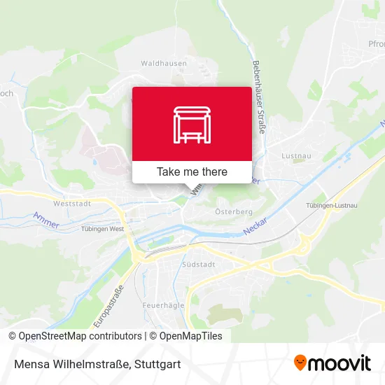 Карта Mensa Wilhelmstraße