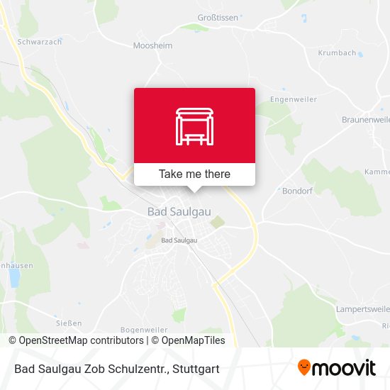 Карта Bad Saulgau Zob Schulzentr.