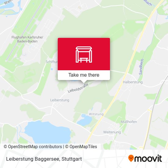 Карта Leiberstung Baggersee