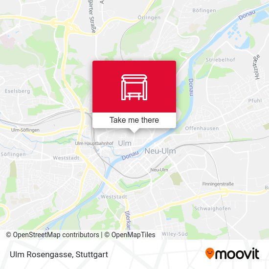 Карта Ulm Rosengasse