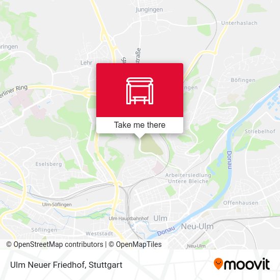 Карта Ulm Neuer Friedhof