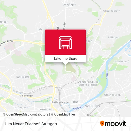 Карта Ulm Neuer Friedhof