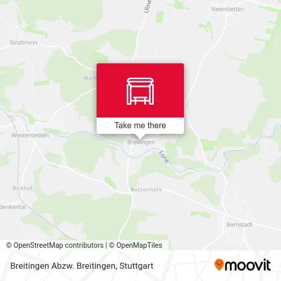 Карта Breitingen Abzw. Breitingen