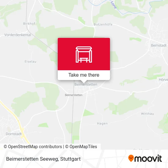 Карта Beimerstetten Seeweg