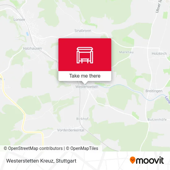 Карта Westerstetten Kreuz