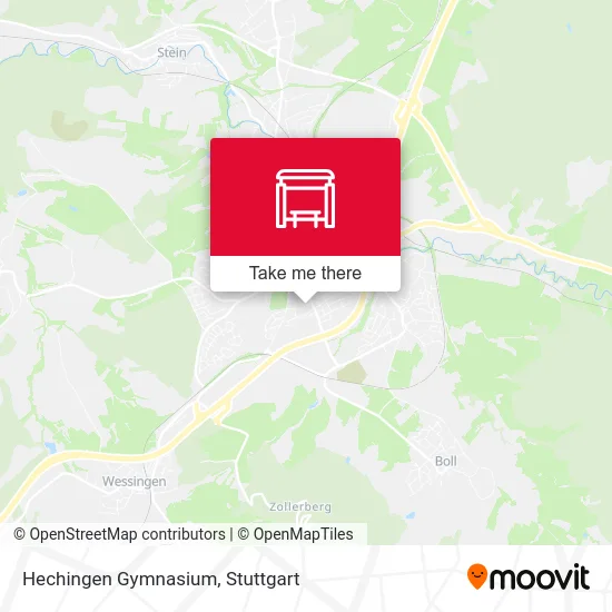 Карта Hechingen Gymnasium