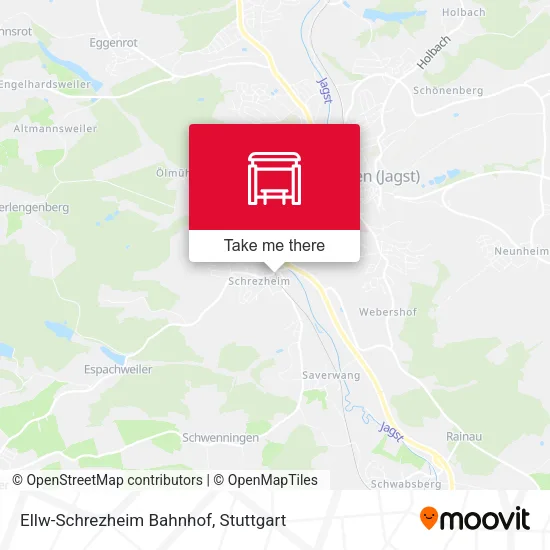 Карта Ellw-Schrezheim Bahnhof