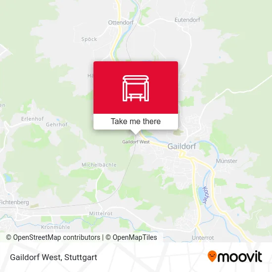 Карта Gaildorf West