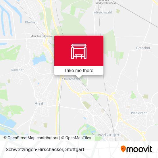 Карта Schwetzingen-Hirschacker