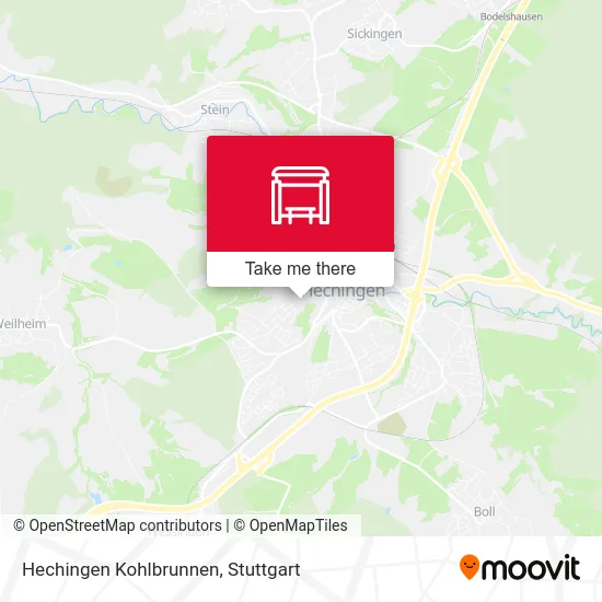 Карта Hechingen Kohlbrunnen
