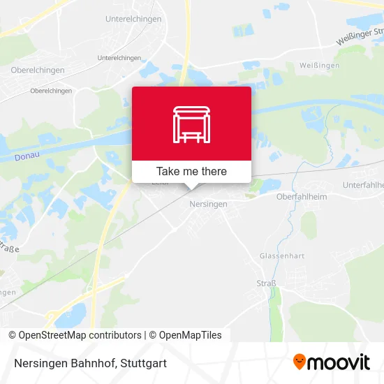 Карта Nersingen Bahnhof