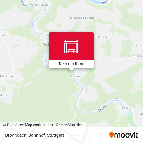 Карта Bronnbach, Bahnhof
