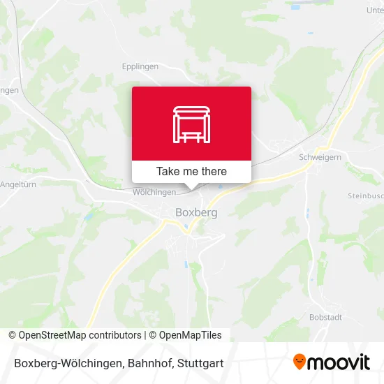 Карта Boxberg-Wölchingen, Bahnhof