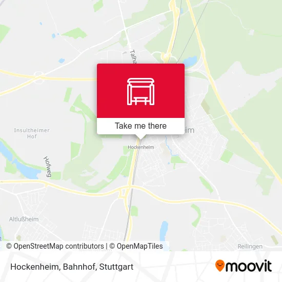 Карта Hockenheim, Bahnhof