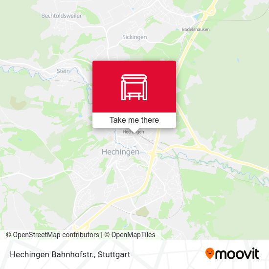 Карта Hechingen Bahnhofstr.