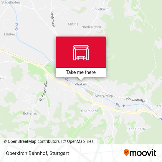 Карта Oberkirch Bahnhof