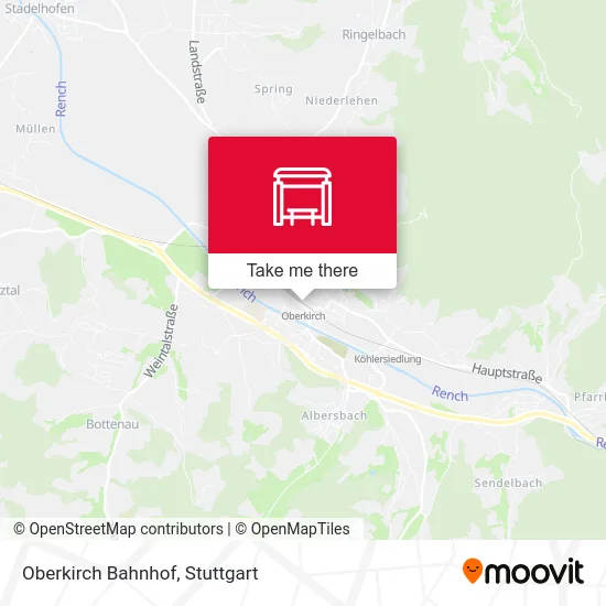 Карта Oberkirch Bahnhof