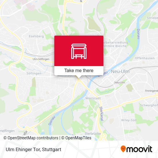 Карта Ulm Ehinger Tor