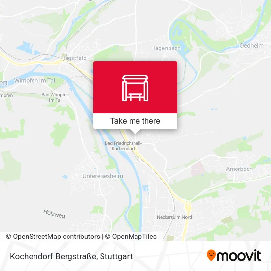 Карта Kochendorf Bergstraße