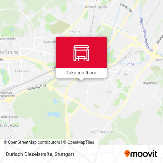 Durlach Dieselstraße map