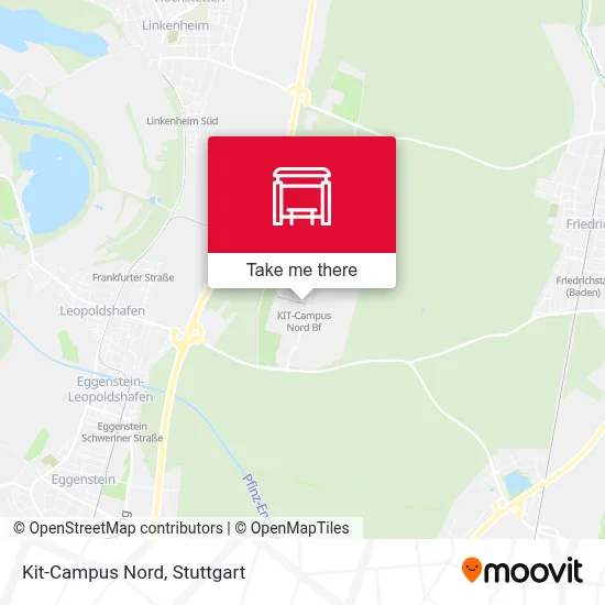 Kit-Campus Nord map