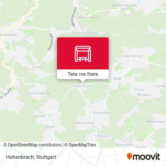 Карта Hohenbrach