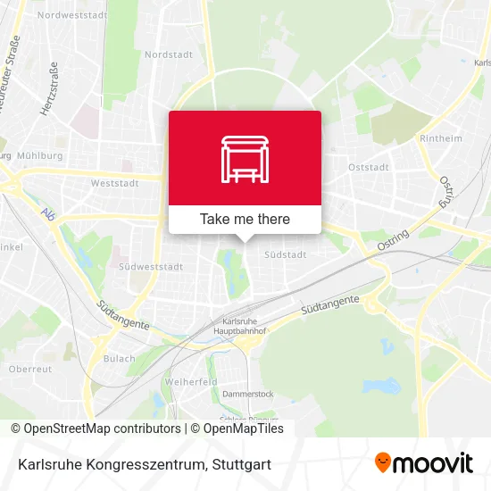 Карта Karlsruhe Kongresszentrum