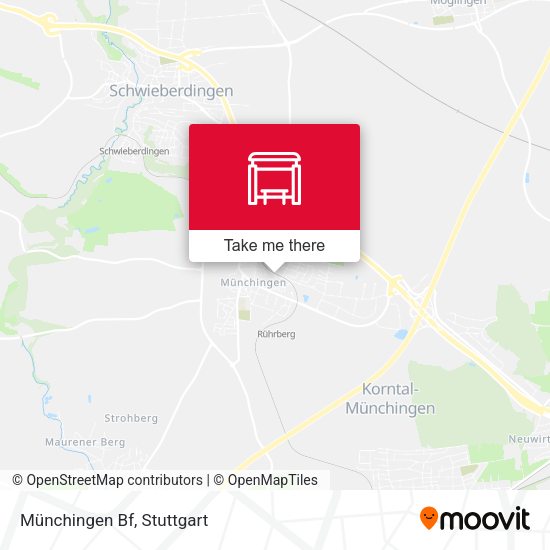 Карта Münchingen Bf
